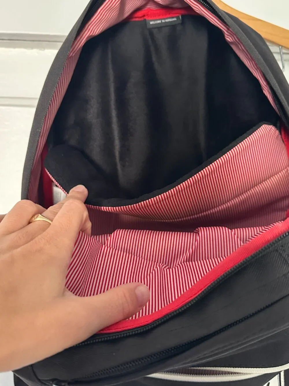 Black Herschel Backpack